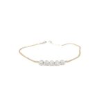 18KT Rose Gold Real Diamond Eternity Bracelet