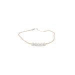 18KT Rose Gold Real Diamond Eternity Bracelet