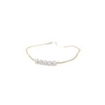 18KT Rose Gold Real Diamond Eternity Bracelet
