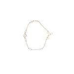18KT Rose Gold Real Diamond Lightweight Bracelet