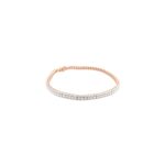 18KT Rose Gold Real Diamond Eternity Tennis Bracelet