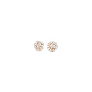 18K Indo-Italian Rose Gold Stud Earring|Pachchigar Jewellers