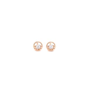 18K Indo-Italian Rose Gold Earring| Pachchigar Jewellers 18K Indo-Italian Rose Gold Earring| Pachchigar Jewellers