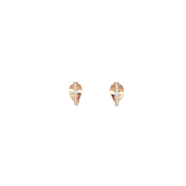 18K Indo-Italian Rose Gold Earring| Pachchigar Jewellers