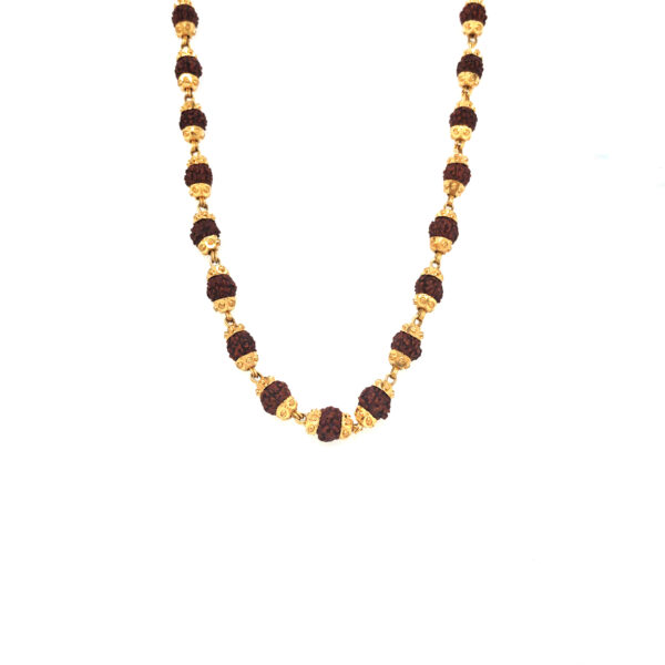 22K Spiritual Gold Rudraksha Mala