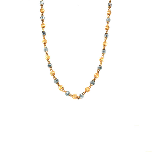 22K Yellow Gold Sacred Beads Mala| Pachchigar Jewellers
