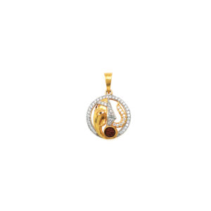 22KT Ganesha with Rudraksha Pendant| Pachchigar Jewellers