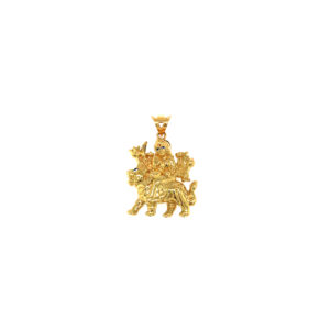 22KT Amba Maa Hollow Pendant - Divine Elegance| Pachchigar Jewellers