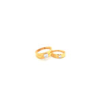 22K Yellow Gold Couple Ring Symbolizing Eternal Commitment| Pachchigar Jewellers