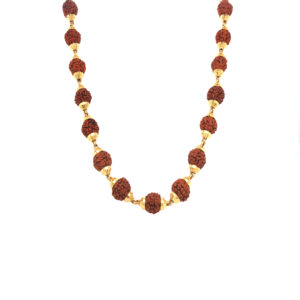 22K Yellow Gold  Rudraksha Mala | Pachchigar Jewellers