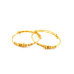 22KT Gold Adjustable Kid's Bangles |Pachchigar Jewellers