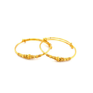 22KT Gold Adjustable Kid's Bangles |Pachchigar Jewellers