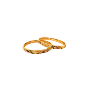 22K Gold Meenakari Bangle Perfect for every Occasion