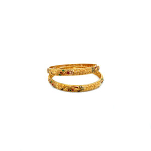 22K Gold Meenakari Bangle Perfect for every Occasion