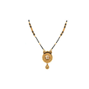 22KT Antique Gold Mangalsutra Pachchigar Jewellers