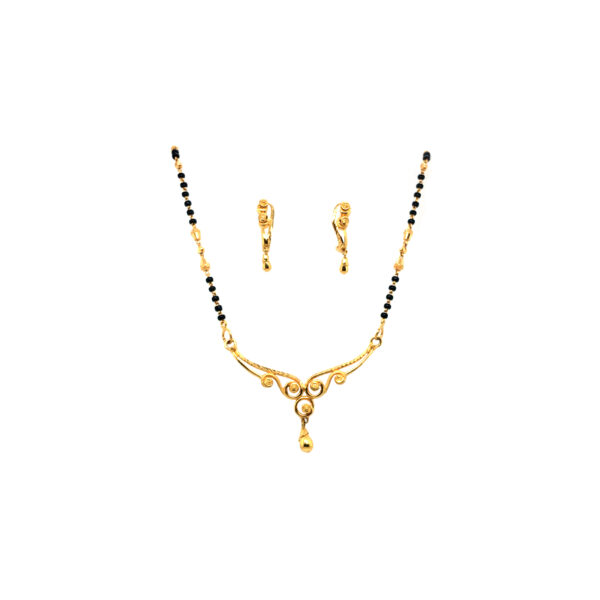 22K Gold Wedding Mangalsutra With Earing|Pachchigar Jeweller