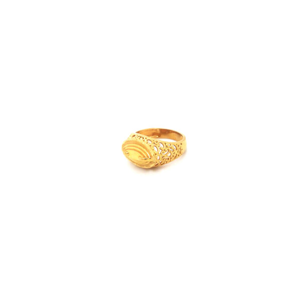 22KT Yellow Gold Contemporary Gents Ring|Pachchigar Jeweller
