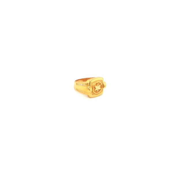 22K Gold Ring with American shield|Pachchigar Jeweller