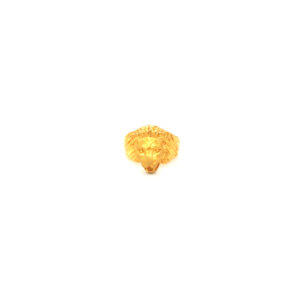 22K Gold Ring with a Lion Face in center|Pachchigar Jeweller 22K Gold Ring with a Lion Face in center|Pachchigar Jeweller