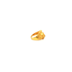 22K Gold Ring with a Lion Face in center|Pachchigar Jeweller