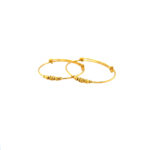 22KT Two Piece Plain Gold Kids Bracelet|Pachchigar Jewellers