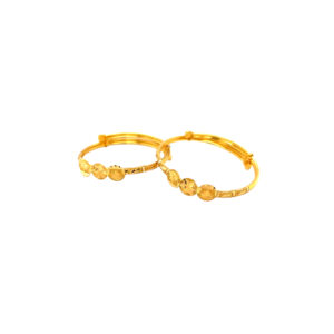 22KT Plain Gold Cute Bracelet for Kids |Pachchigar Jewellers