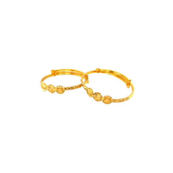 22KT Plain Gold Cute Bracelet for Kids |Pachchigar Jewellers