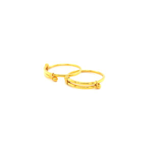 22KT Gold Plain Kadli Bracelet|Pachchigar Jewellers