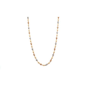 18KT Dual Tone Gold Chain |Pachchigar Jewellers