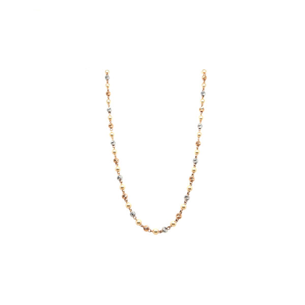 18KT Dual Tone Gold Chain |Pachchigar Jewellers