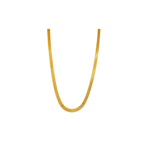 22K Gold Smooth and Shinny Snake Chain|Pachchigar Jewellers