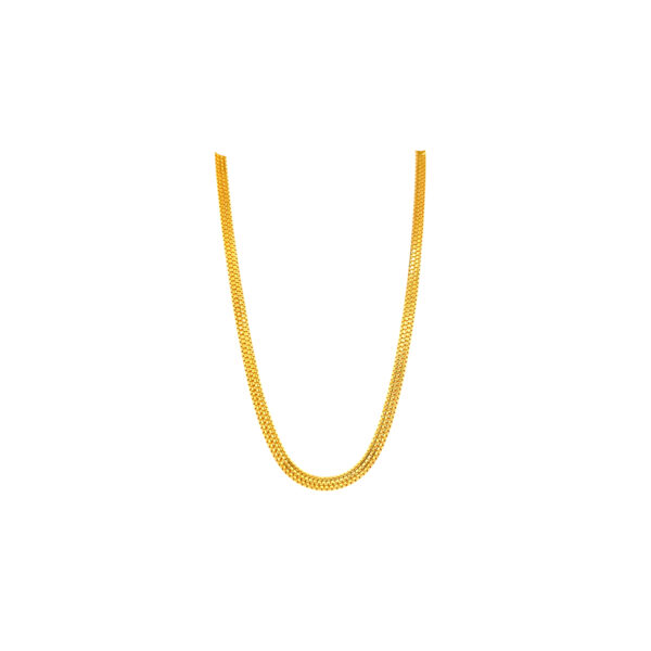 22K Gold Smooth and Shinny Snake Chain|Pachchigar Jewellers
