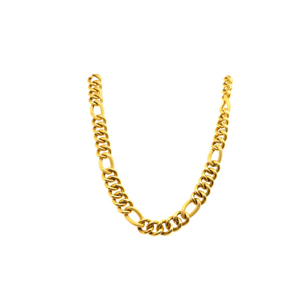 22KT Gold Curb and Cuban Chain For Men Pachchigar Jewellers