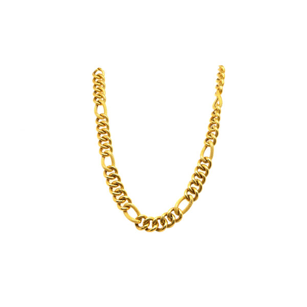 22KT Gold Curb and Cuban Chain For Men Pachchigar Jewellers