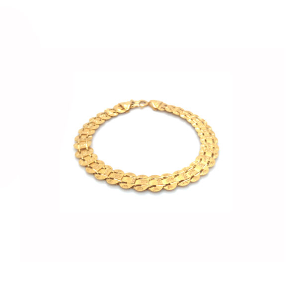 22KT Yellow Gold Unique Design Bracelet|Pachchigar Jewellers