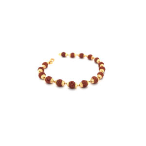 22KT Gold Eternal Rudraksha Bracelet | Pachchigar Jewellers