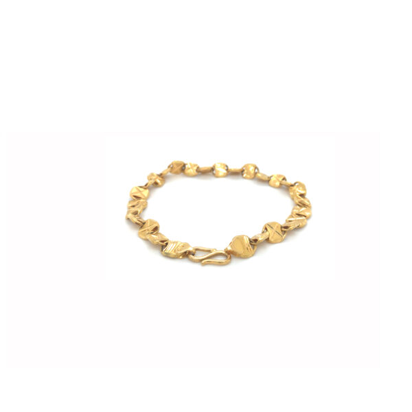 22K Gold Casting Stylish Men Bracelet |Pachchigar Jewellers