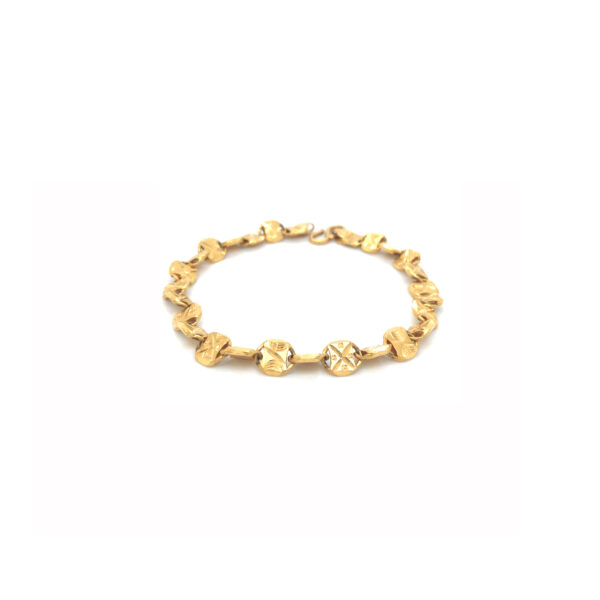 22K Gold Casting Stylish Men Bracelet |Pachchigar Jewellers
