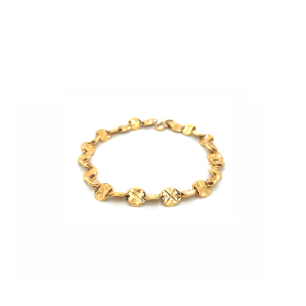 22K Gold Casting Stylish Men Bracelet |Pachchigar Jewellers