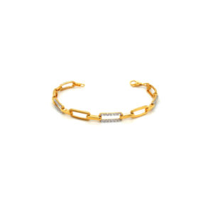 22KT Gold Unique Design Stiff Bracelet |Pachchigar Jewellers