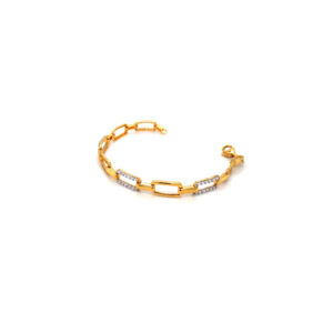 22KT Gold Unique Design Stiff Bracelet |Pachchigar Jewellers