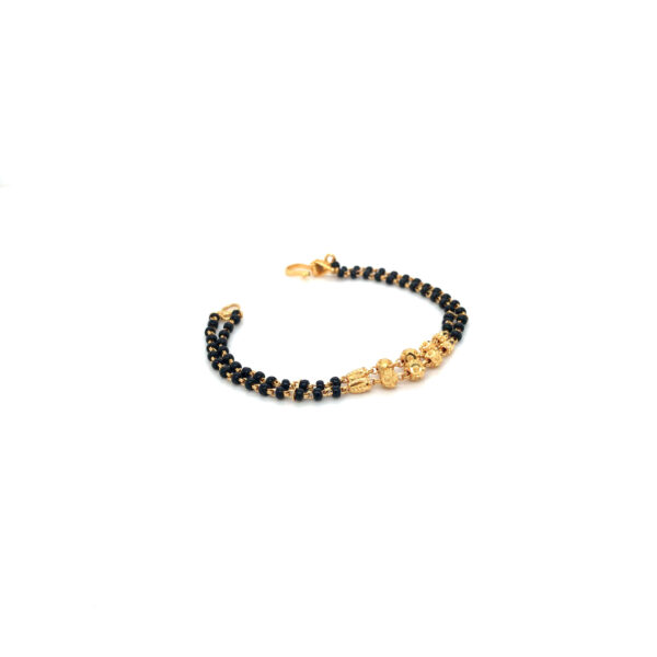 22KT Two Line Hand Mangalsutra Bracelet|Pachchigar Jewellers