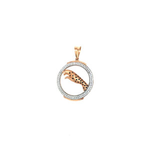 Leopard Pendant 18K Gold Filled Jaguar DesignPachchigar Jeweller