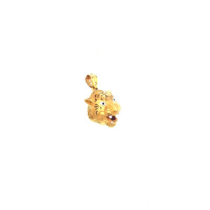 22KT Roaring Tiger Face Pendant| Pachchigar Jewellers