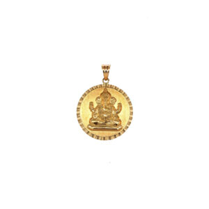 22KT Gold Ganpati Bappa Gold Pendant |Pachchigar Jewellers