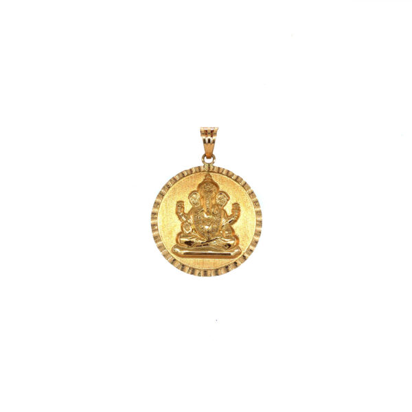22KT Gold Ganpati Bappa Gold Pendant |Pachchigar Jewellers