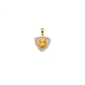 22KT Gold Lion Face Pendant Design| Pachchigar Jewellers 22KT Gold Lion Face Pendant Design| Pachchigar Jewellers