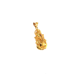 Lord Ganesh Pendant In 22K Gold| Pachchigar Jewellers