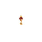 22KT Gold Single Rudraksha Pendant | Pachchigar Jewellers