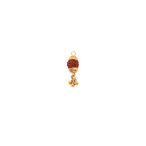 22KT Gold Single Rudraksha Pendant | Pachchigar Jewellers 22KT Gold Single Rudraksha Pendant | Pachchigar Jewellers
